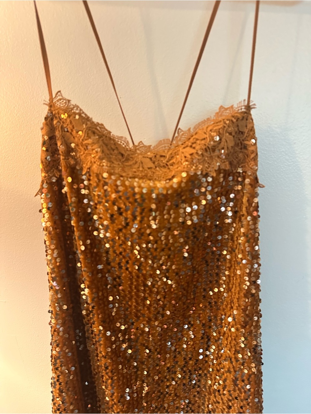 Free People Intimately That Girl Sequin Slip Dress - Picture 4 of 6